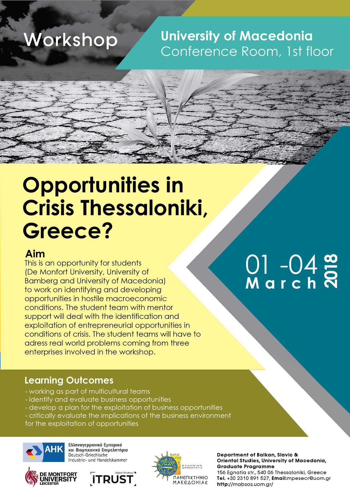 Opportunities in Crisis Thessaloniki, Greece?
